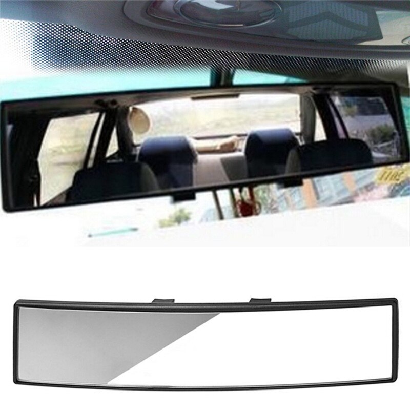 Espejo retrovisor panorámico convexo curvo para Interior de coche, 300mm, 1 ud.