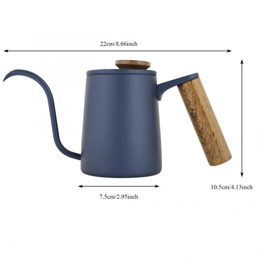 350ml Coffee Pot Teapot Drip Coffee Pot Stainless Steel Handle Drip Coffee Pot Long Gooseneck Spout Kettle Prensa
