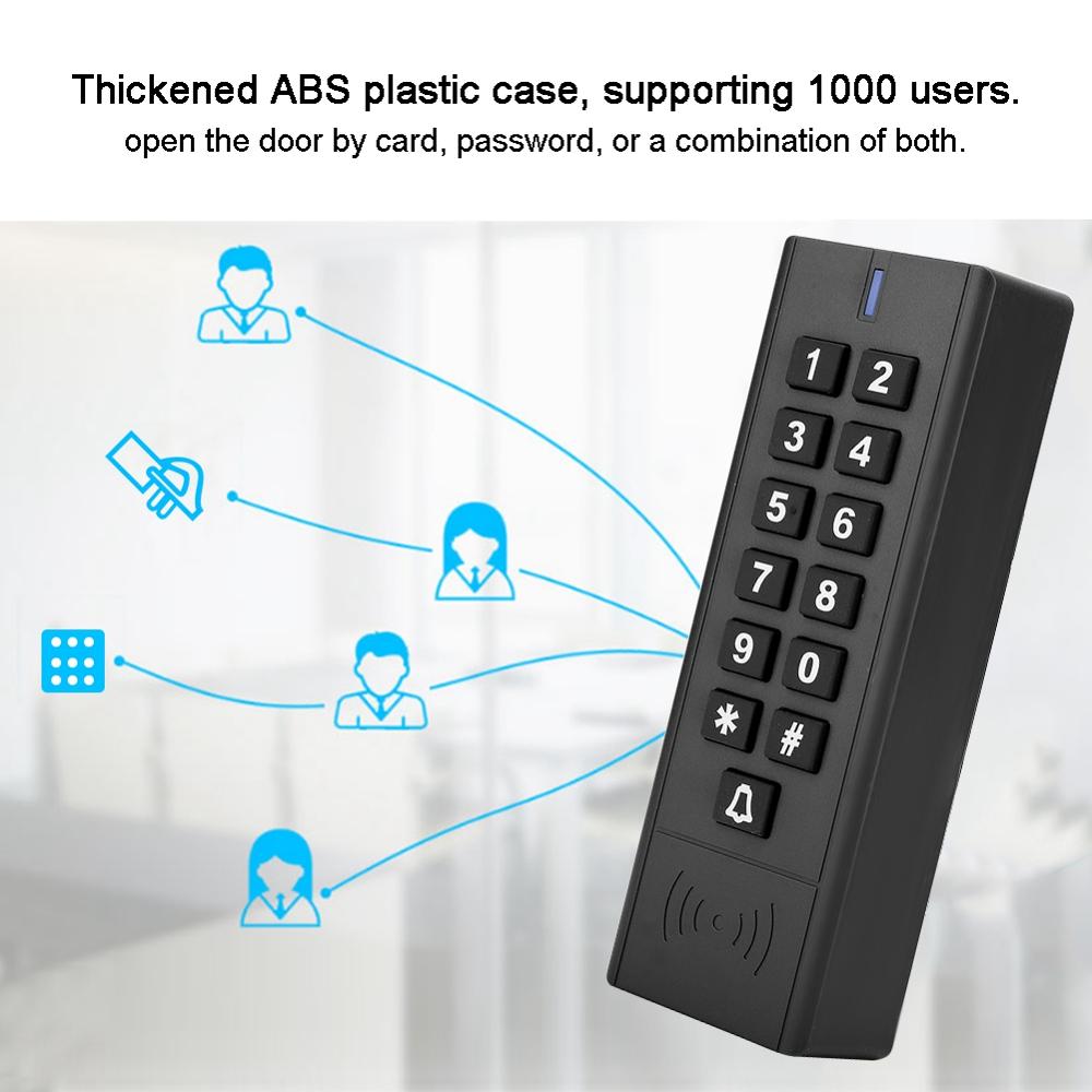 RFID Keypad Access Control Wiegand 26 Card Reader Password IP67 Door Security Waterproof