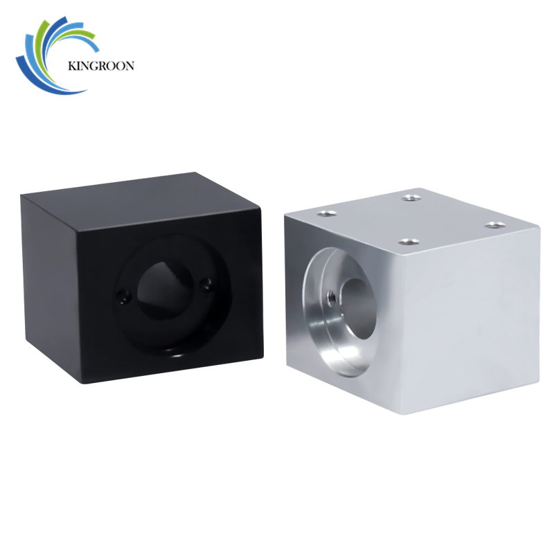 KINGROON Mutter Gehäuse Halterung Für 8mm T8 Trapez Blei Schraube Umwandlung Mutter Sitz Aluminium Block 15 3D Druck Teile
