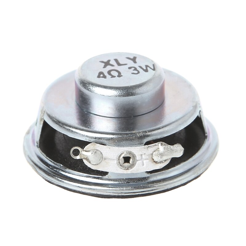 Composant Audio Métal QUARKZMAN - Haut-parleur Magnétique Rond 8 Ohm 1W - Lot De 4 - Pour DIY Et Appareils Audio Haut-parleur 1W Pour Audiovisuel