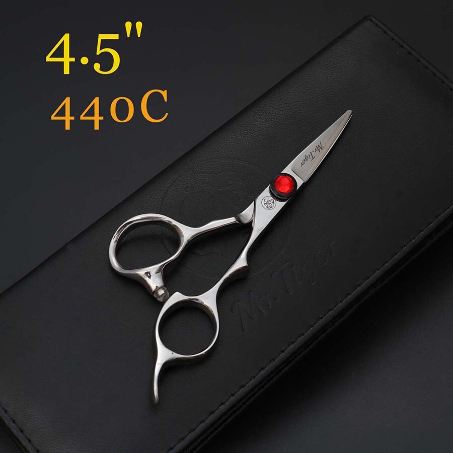 Japan 440C 4.5/5.0/5.5 Inch Hair Cutting Scissors Hair Hairdressing Scissors Barber Hair Shears Hairdresser Haircut