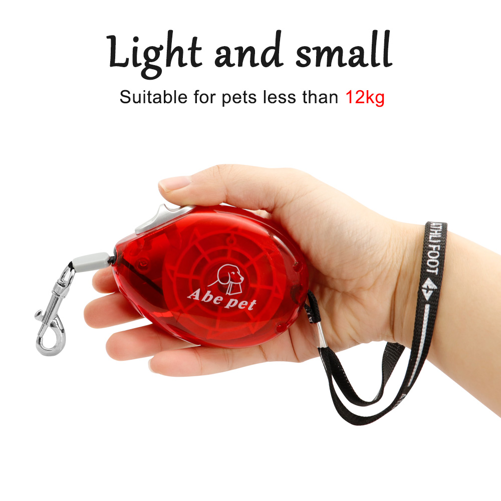 3M Retractable Small Dog Leash Automatic Dog Cat Leash Belt Extending Pet Lead for Small Dogs Puppy Collar Harness Accessories