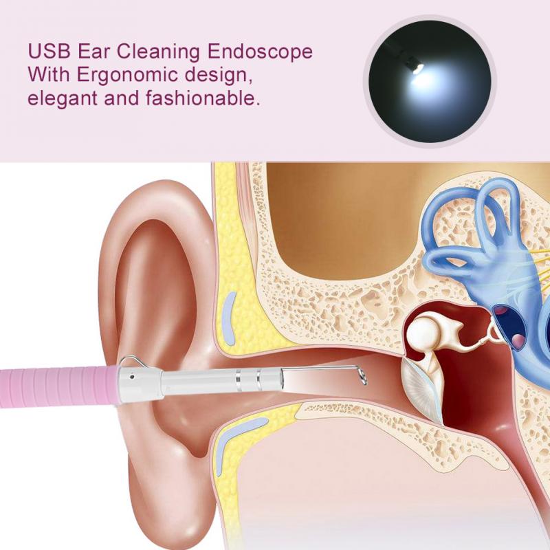 3 in 1 Ear Cleaning USB Endoscope Visual Ear Wax Removal Ear Cleaning Tool