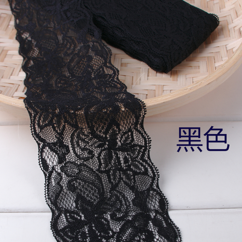 8 cm spandex elastische rekbare kanten rand doe-het-zelf ambachten stof voor jurk ondergoed lingerie shorts kleding decoratie kant lint