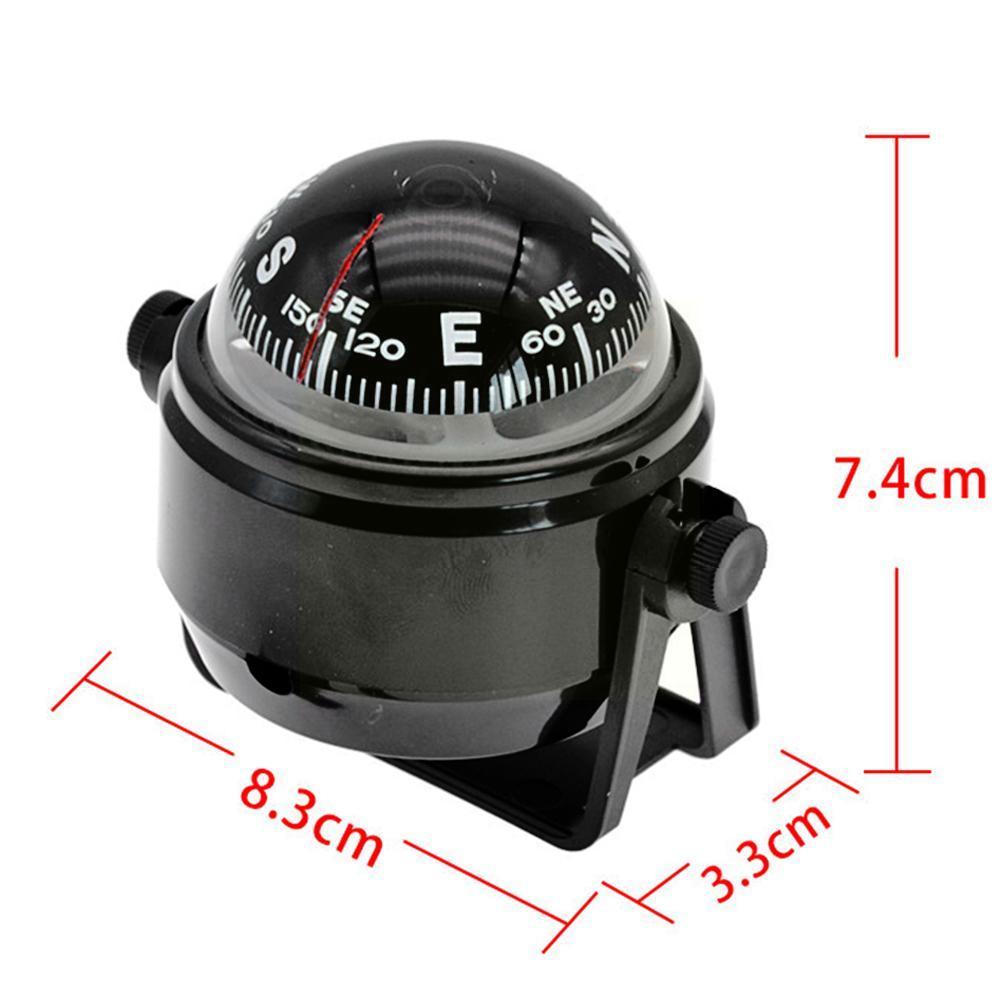 Outdoor Sea Marine Electronic Digital Compass Boat Compass Equipment Black Accessories Caravan Multifunctional Boat Car Tru U7r1