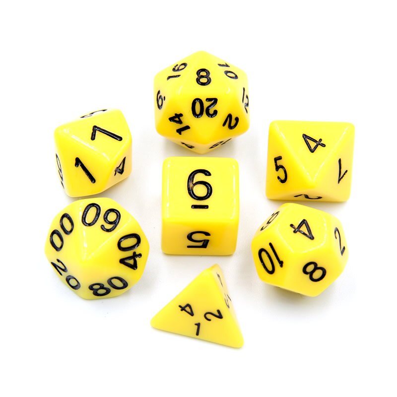 7PCS/SET Polyhedral Digital Dice Mixed D4 D6 D8 D10 D12 D20 DND Dice for RPG Role Playing Board Games: ss-01