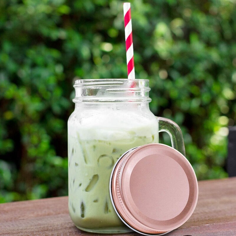 24 Pack Mason Jar Lids Secure Reusable Regular Mouth Mason Storage Canning Lids