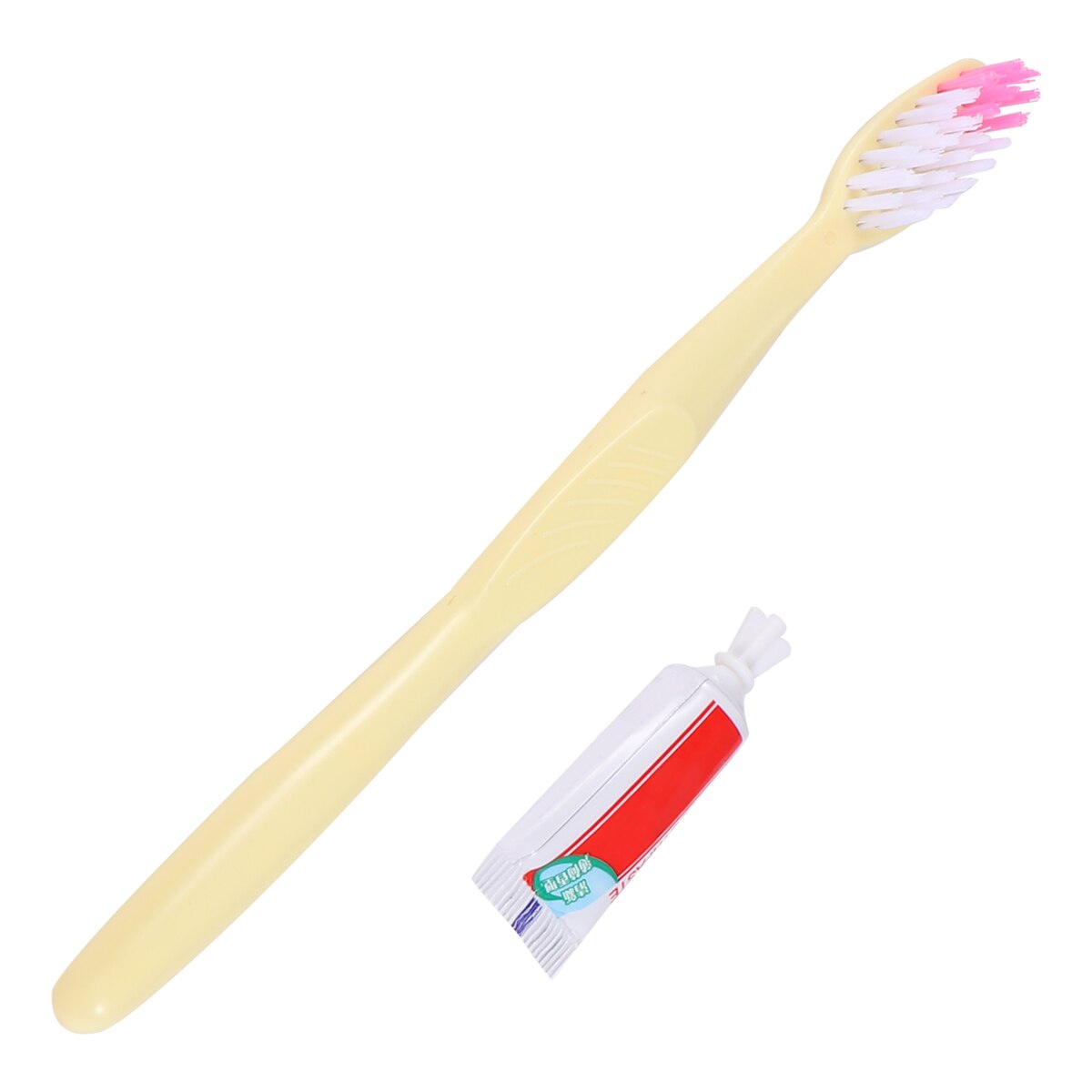 Brosses à dents jetables avec dentifrice, 100 pièces, emballées individuellement: Default Title