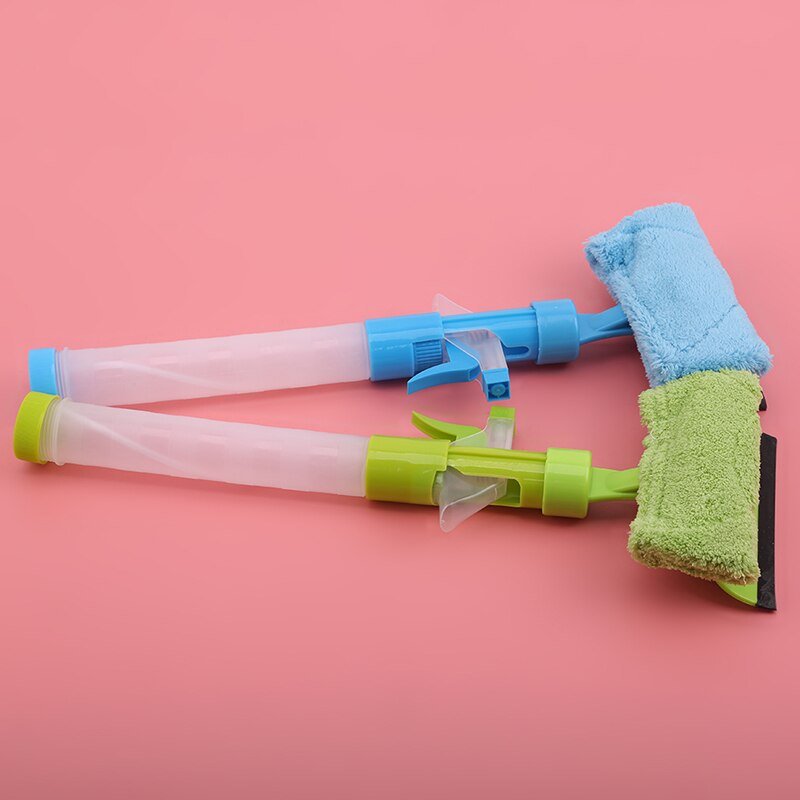 Multifunction Long Hand Cleaner Brush Window Glass Cleaning Scrubber For Washing Windows Plastic Spray Water Household Tools