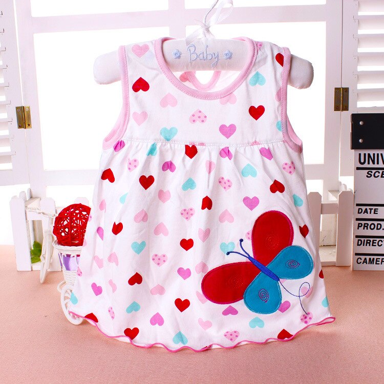 1-3 t vestido da menina do bebê sem mangas infantil meninas vestido de verão estilo princesa algodão roupas vestido de bebê meninas roupas: Marrom