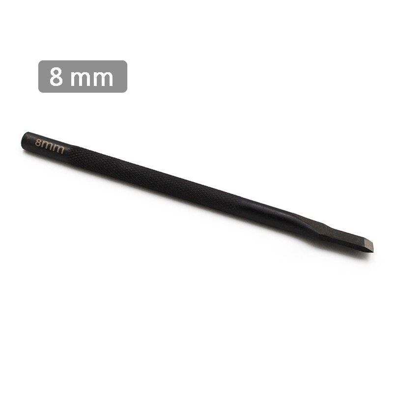 Lær manuell gjør-det-selv-verktøy lærskjærekniv parallellkniv skinn rett stanse multi-størrelse 3/5/6/8/10/12mm: 8mm