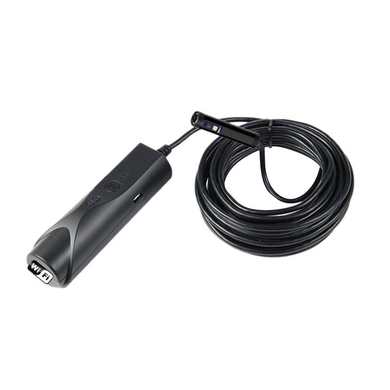 Endüstriyel çift Lens kablosuz endoskop kamera Borescope IPhone Android