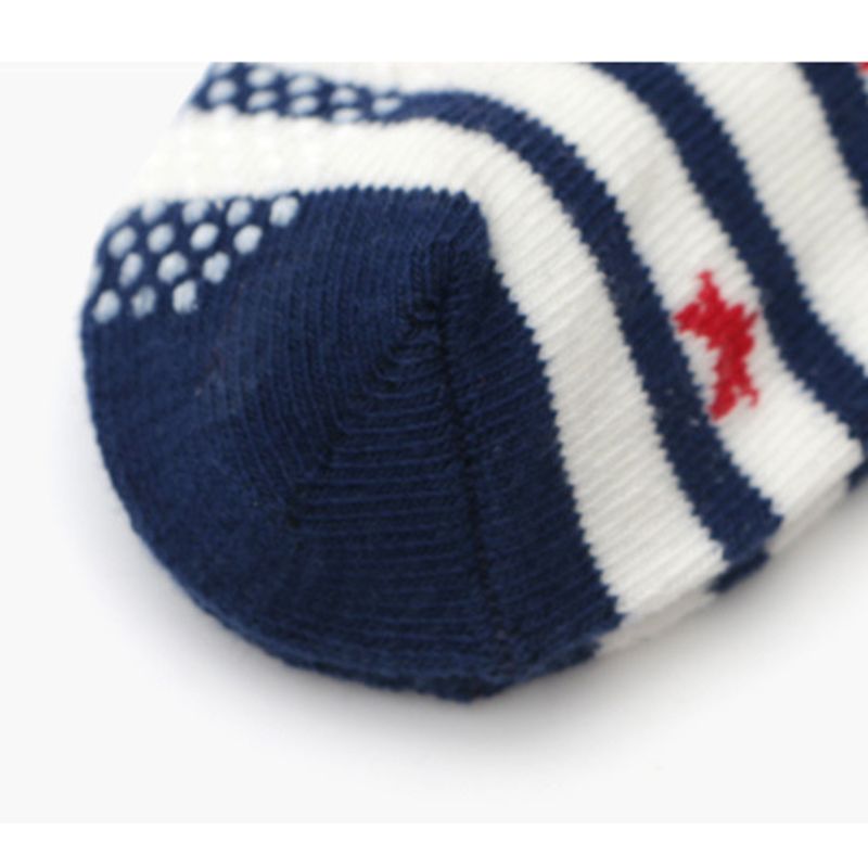 12 Paar/set Peuter Baby Antislip Cartoon Floor Kous Kids Jongens Meisjes Comfortabele Sox Gekamd Katoenen Sokken