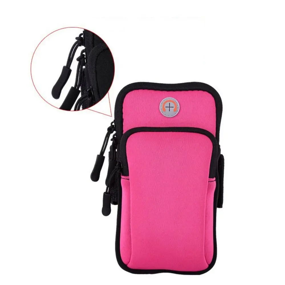 Sporttelefoon Armtas Outdoor Hardloop Pols Tas Kleine Schouder Crossbody Tas Waterdichte Fitness Arm Pouch Joggingtas Sportkleding: Deep Blue