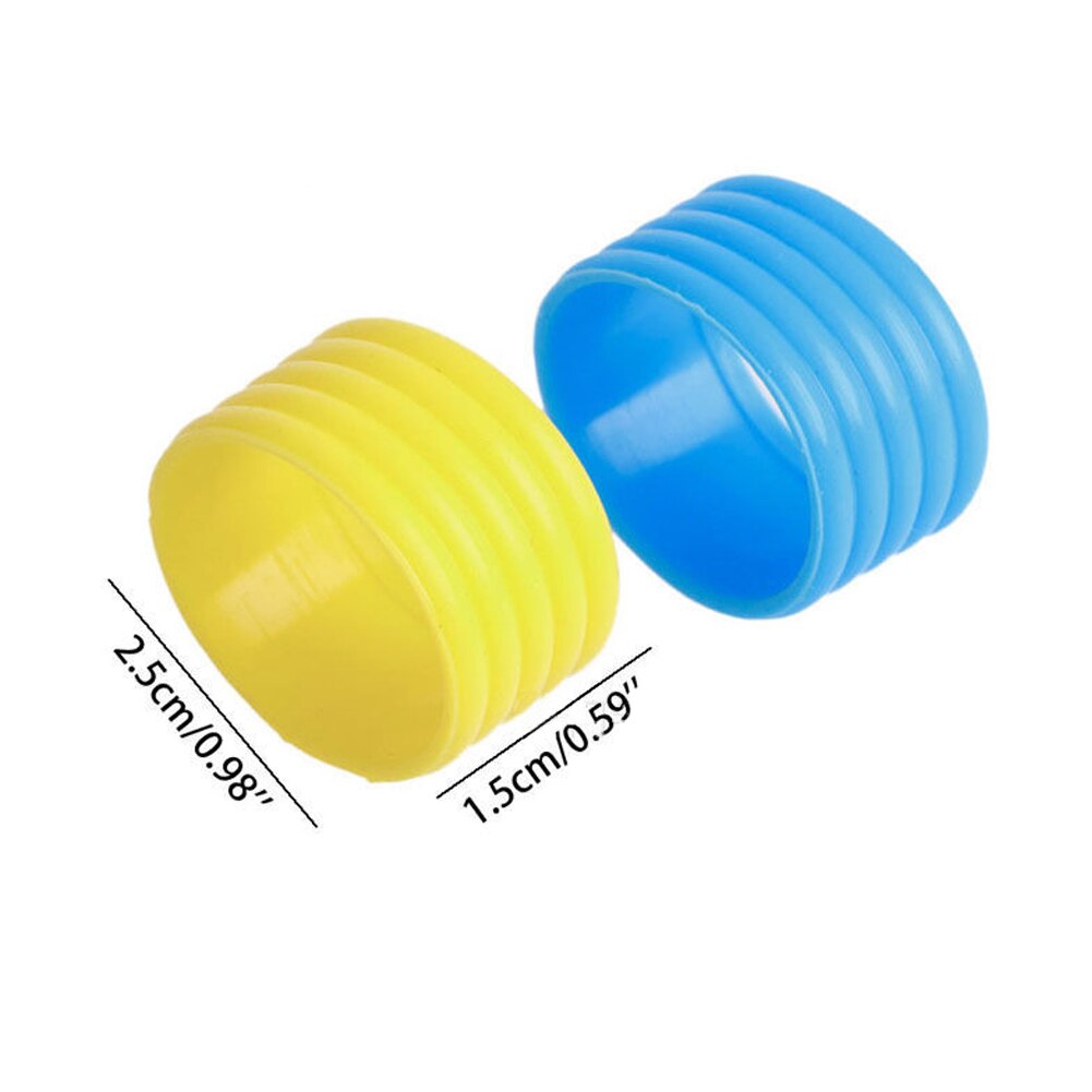 5 pièces Sport Badminton raquette poignée anneau en caoutchouc extensible Tennis raquette bande surgrips protecteur Fix Ring