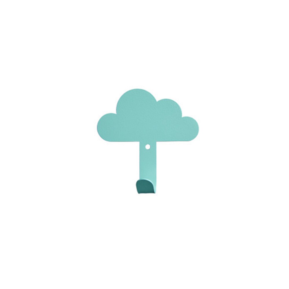 Useful Nordic Clothes Hanger Wall Mounted Coat Hook Cloud Shape Hook Kid Room Wall Decoration Children Room Decorative Hanger: XW04199