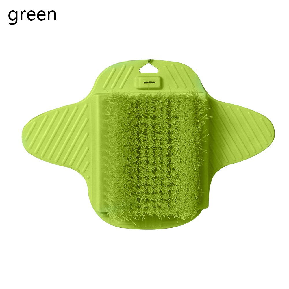 Adut Foot Scrubber With Suction Cup Rubber Massage Brush Cleaner Exfoliating Feet Spa Shower Remove Dead Skin Cleaning Brushes: green