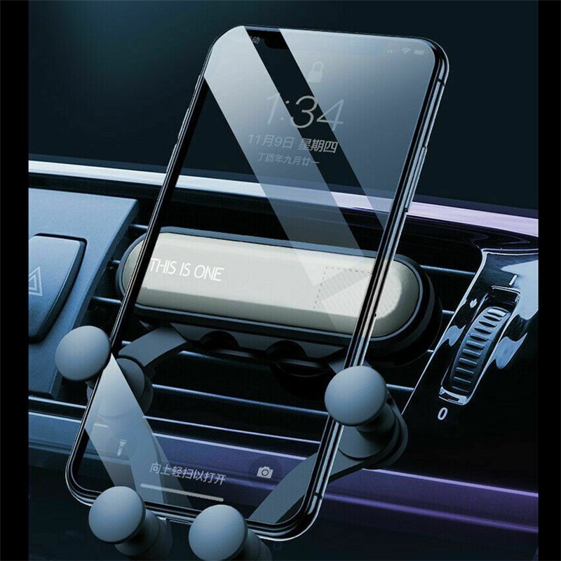 Universal Air Vent Car Mount Gravity Auto-Grip Phone Holder Smart Phone GPS Stand Bracket Universal Automobiles Interior Holders