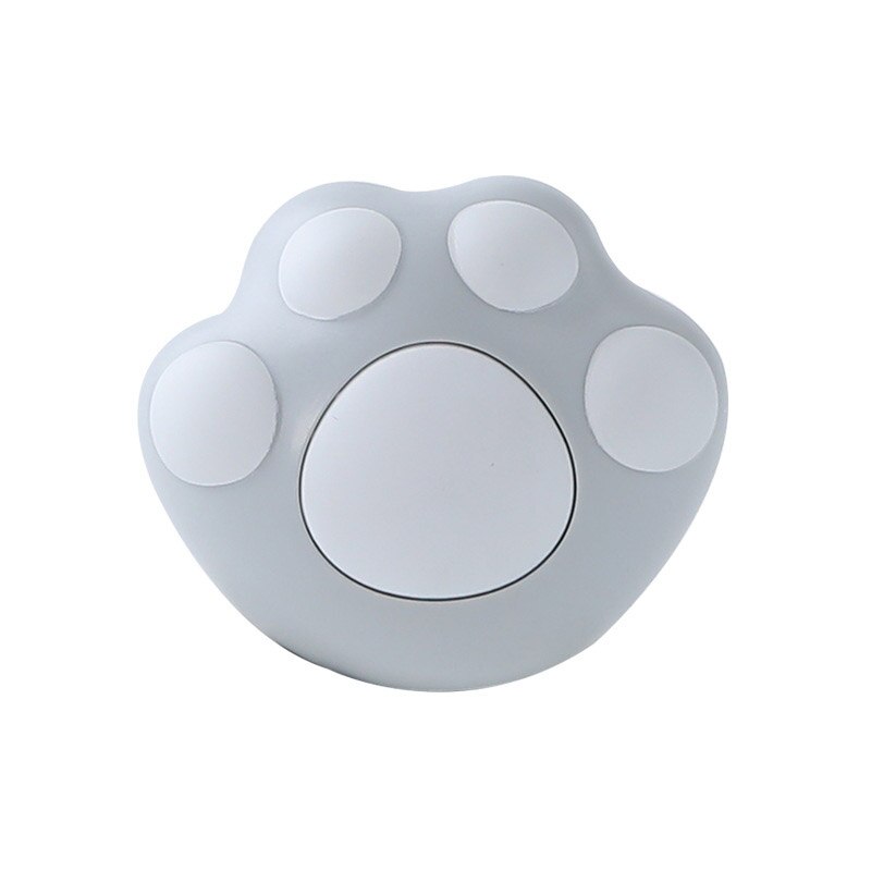 Sac en forme de chat porte-bonheur Kawaii, crochet de porte-clé arrière, crochet mural auto-adhésif décoratif pour rangement de salle de bain: gery paw