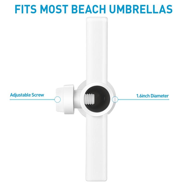 Clispeed Beach Umbrella Sand Anchor Three-spin Sand Auger Universal Sand Grabber Spike Auger Holder