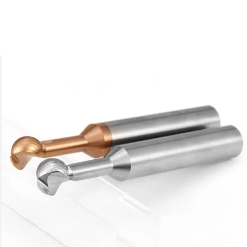 Romtic Hrc58 Wolfraam Staal Carbide 2-Fluit Lolly Eindmolen Verlengd Voor Aluminium/Staal Cnc Mechanische Bewerkingsgereedschappen