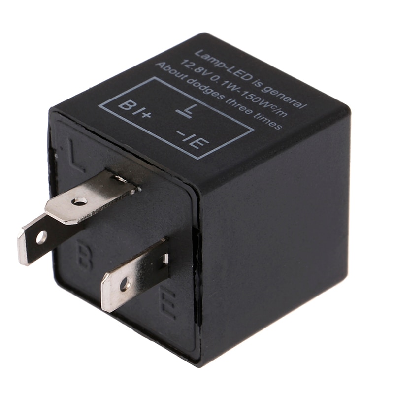 1pc 12V Adjustable 3pins Car Motorcycle LED Turn Signal Indicator Blinker Light Flasher Relay for most