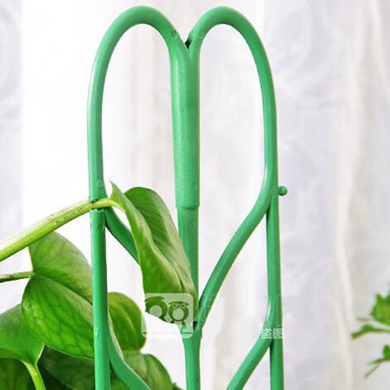 Diy plast plantestøtteramme pottebrakett hylle klatreblomst fast plantevekstretning for hageranker feste