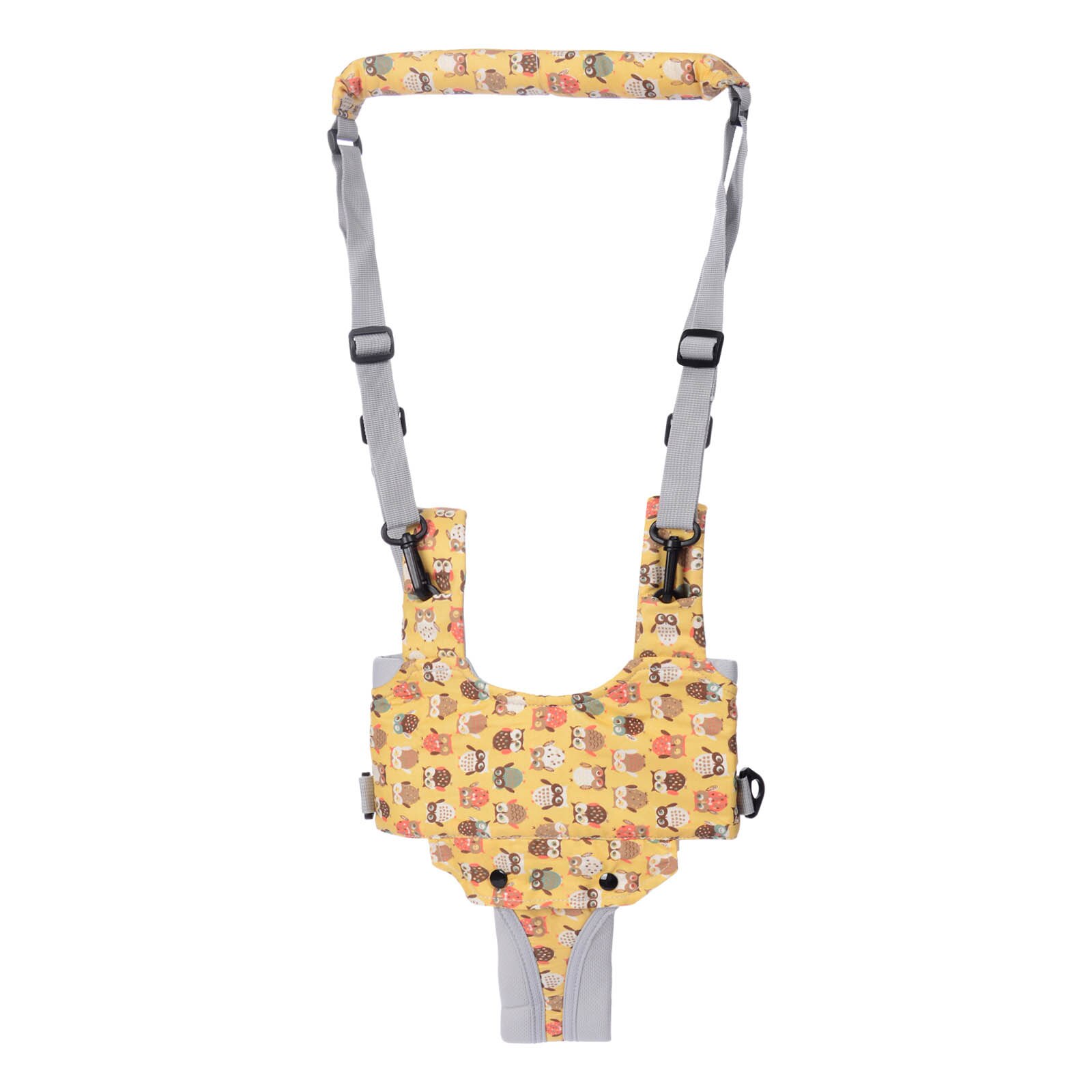 Harnais de marche à main réglable pour bébé de plus de 8 mois, Assistant de marche pour tout-petit avec entrejambe détachable pour bébé: YELLOW
