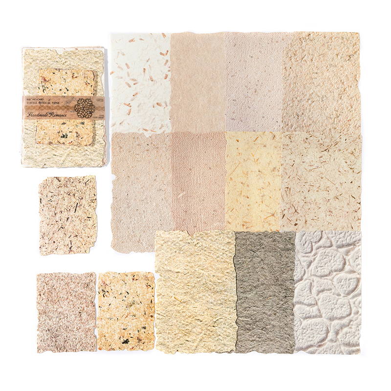 Papel de textura Vintage para álbum de recortes, materiales de Collage, decoración, diario de chatarra, estética, papelería, 28 unids/lote por paquete: Verde claro