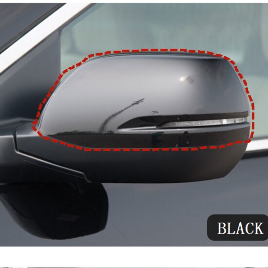 Pour Honda CRV CR-V Cache Rétroviseur Miroir d'inversion Réflecteur Boîtier Accessoires De Couverture: black left