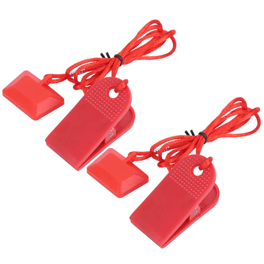 2 uds., máquina de correr, llave de seguridad, cinta de correr, interruptor de seguridad magnético, bloqueo, accesorio de la máquina para correr Universal