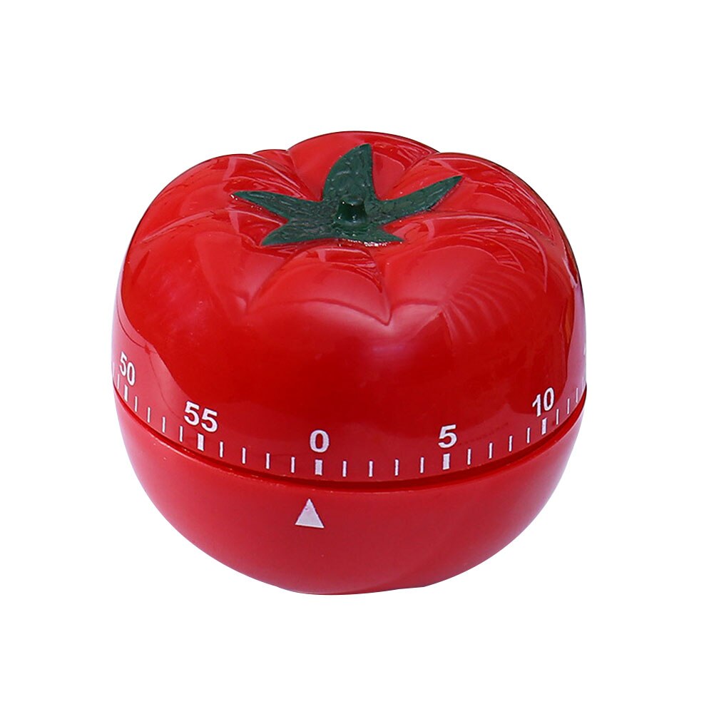 Cute Kitchen 1-55 Minutes Cooking Tool Tomato Shape Mechanical Countdown Timer Countdown Cooking Clock Alarm Time Reminder