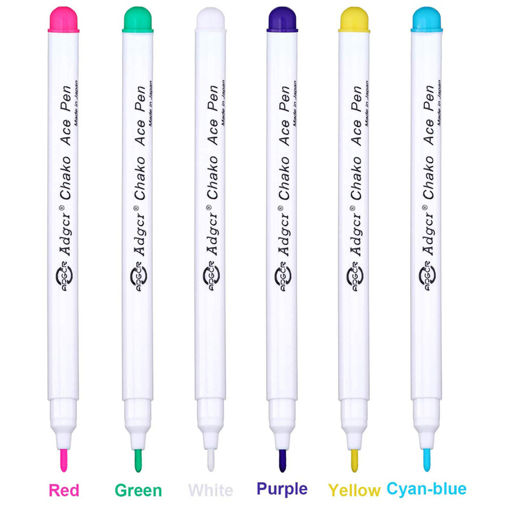 Stylo marqueur pour tissu à encre effaçable qui disparaît, point de croix, effaçable à l'eau, outils de couture pour Quilting sur mesure, couture, 1/2/3 pièces