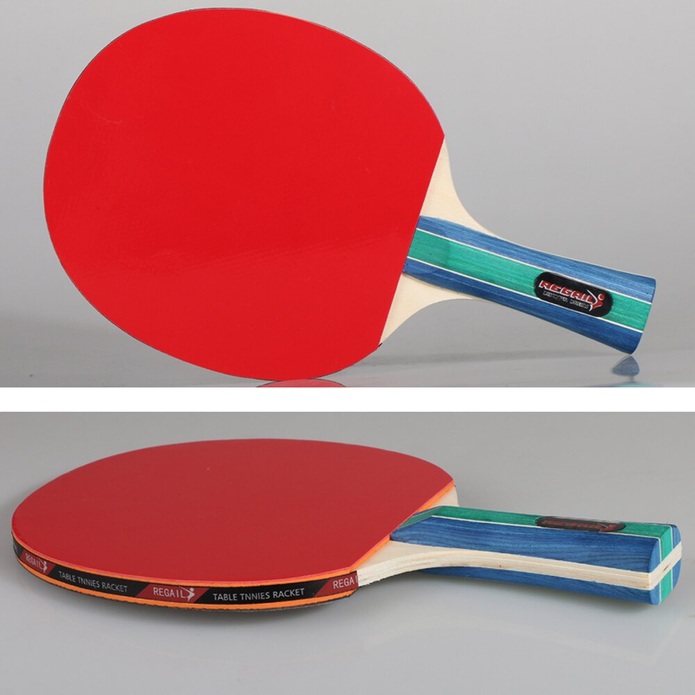Regail Table Tennis Racket Set Sporting Supplies Portable Table Tennis Racket Set Four Table Tennis Rackets With Bag 8 Balls
