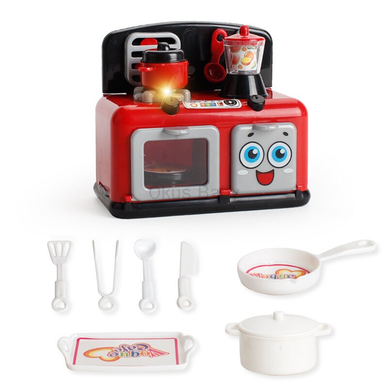 Elektrische Magnetron Apparatuur Speelgoed voor Keuken Housekeeping Rol Pretend Play Game Developmental Game Kinderen Kids Speelgoed: Stove