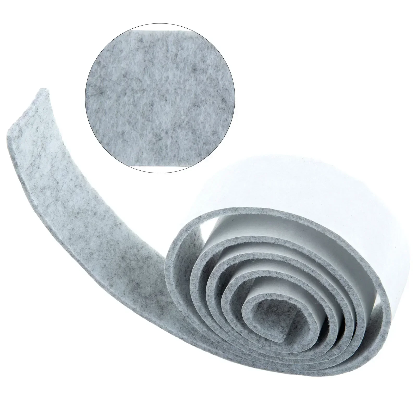 Self Adhesive Felt Tape Polyester Felt Strip Roll Hard Protector Black Furniture Felt Strips DIY Shape Sliding Pad Tape