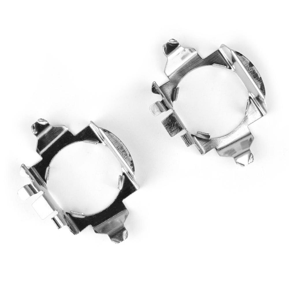 Vodool 1 par de metal h7 led farol base adaptador suporte para mercedes benz b/ml classe ford explorer velho octavia opel touareg