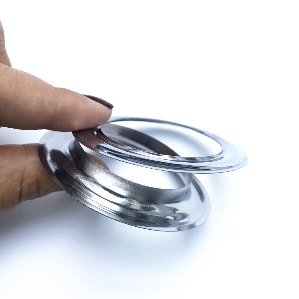 Anillos de Metal plateado para ojal de cortina, cortina colgante superior, ojales de Metal, 4cm de diámetro, accesorios para cortinas CP001D3