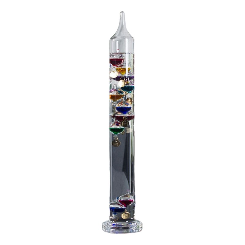 Multi-Farbige Kugeln Galilei Thermometer Schaukel Ball Temperatur Messgerät Dekor: 10 Bälle