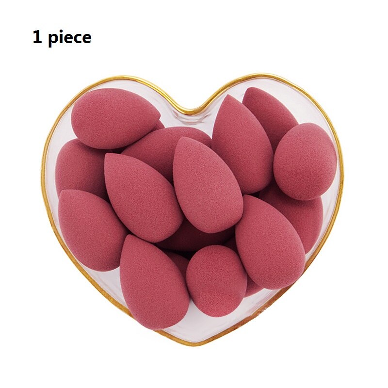 1piece Mini Soft Makeup Foundation Cosmetic Puff Water Gourd Shape Make Up Sponges Smooth Face Makeup Tools: 06