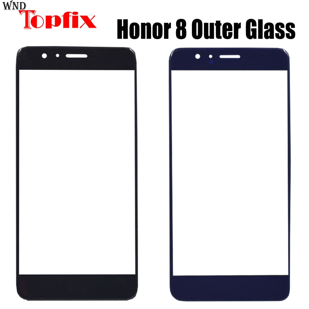 Honor 8 Pro Voor Glas Lens Huawei V9 Outer Glas Vervanging Voor 5.2 "Huawei Honor 8 FRD-L19 FRD-L09 Buitenste glas Vervanging