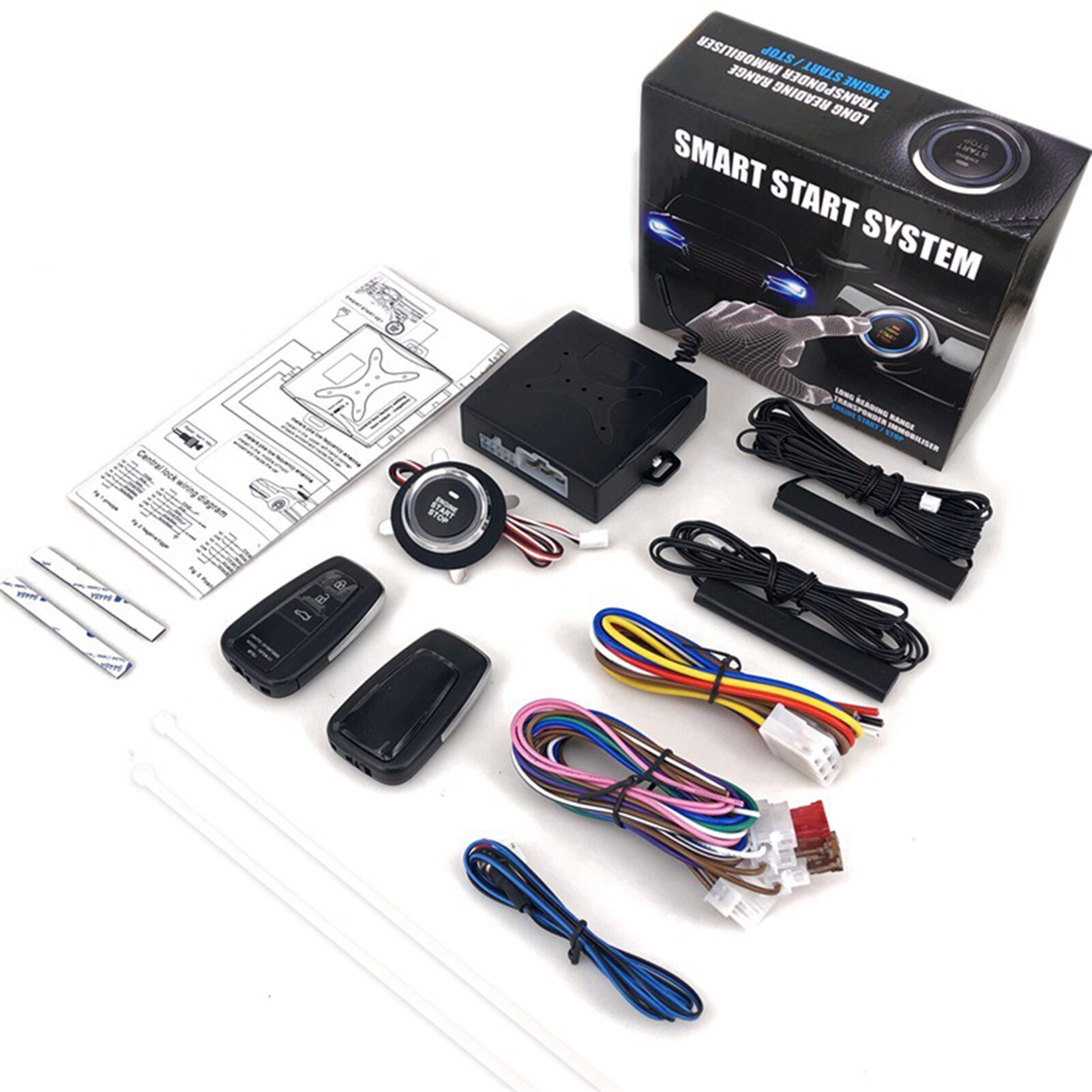 12V Fernbedienung Alarm System Auto SUV Multifunktionale Anti-diebstahl Keyless Eintrag Motor- Anfang-Geschmack Anlasser halt Auto Zubehör werkzeug: X7 Fernbedienung Kontrolle