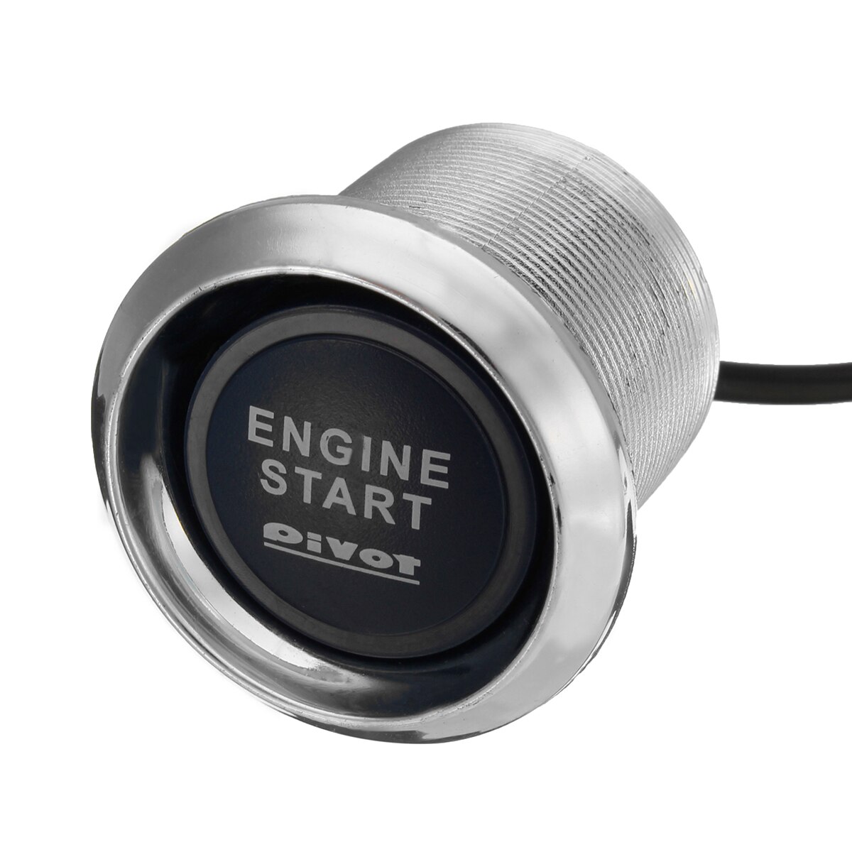12V Universal Car Engine Start Push Button Switch Ignition Starter Kit Blue LED