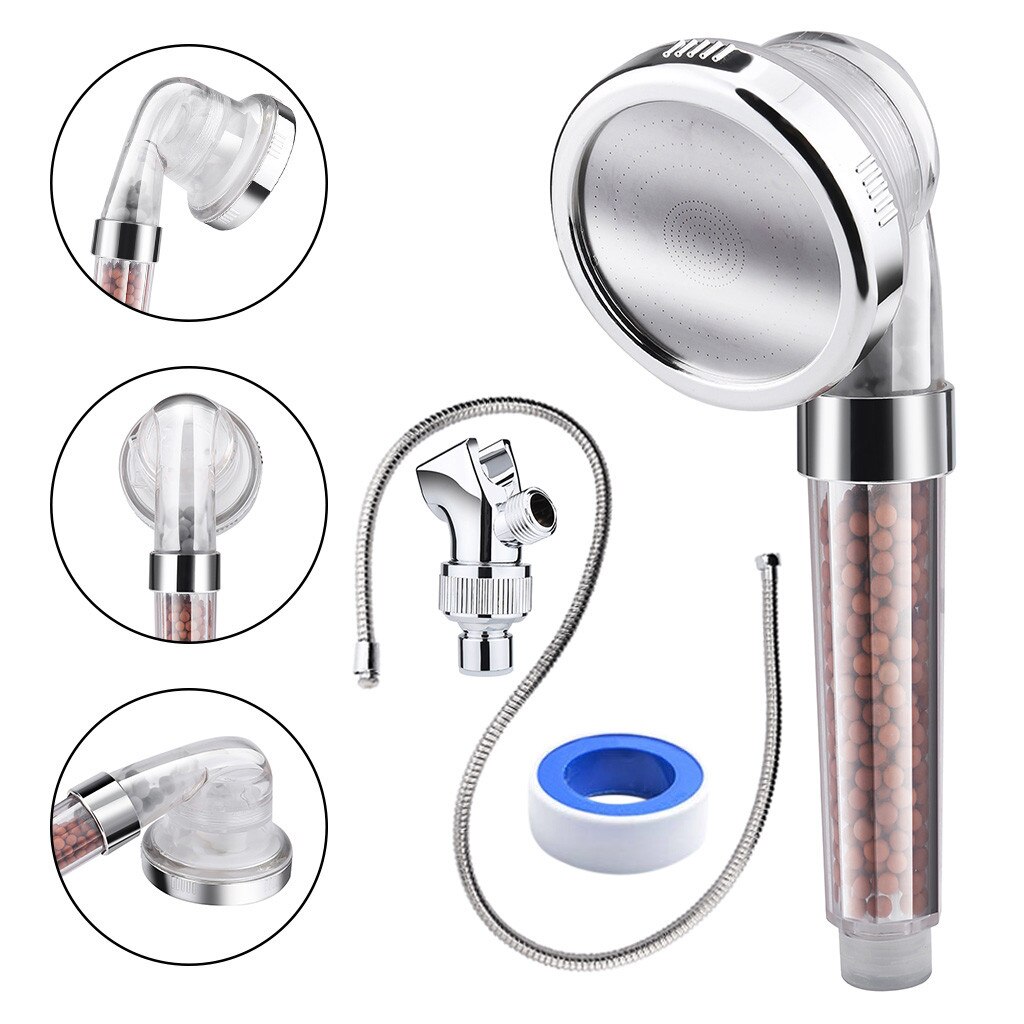 Pressurized Shower Head Shower Water Saving and Water Purification High Water Pressure Pressurized Bathroom Sprayer hand shower