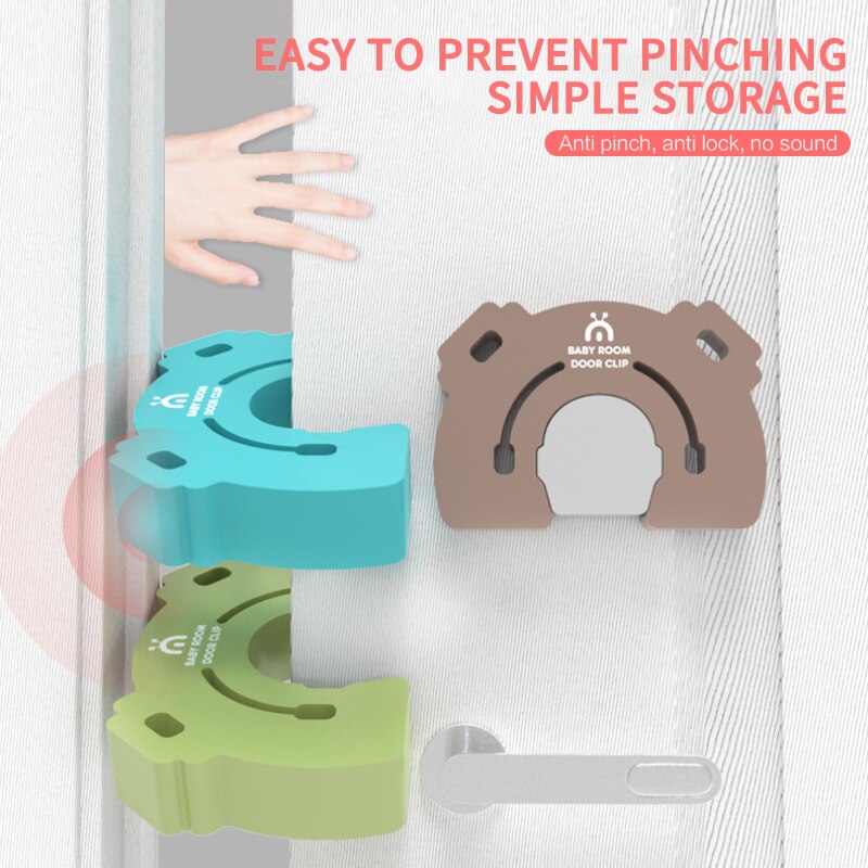 Kinder EVA Tür Stopper Türklinke Wand Schutz Tür Stopper Halter Stoßfest Tür Crash Pad Kinder Finger Protecter 1PCS