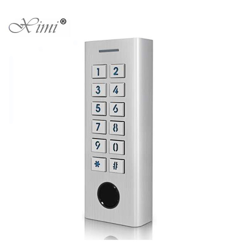 PIN keyless door lock Waterproof Fingerprint Access Control Cheapest Standalone Keypad Finger + password Door Entry M40