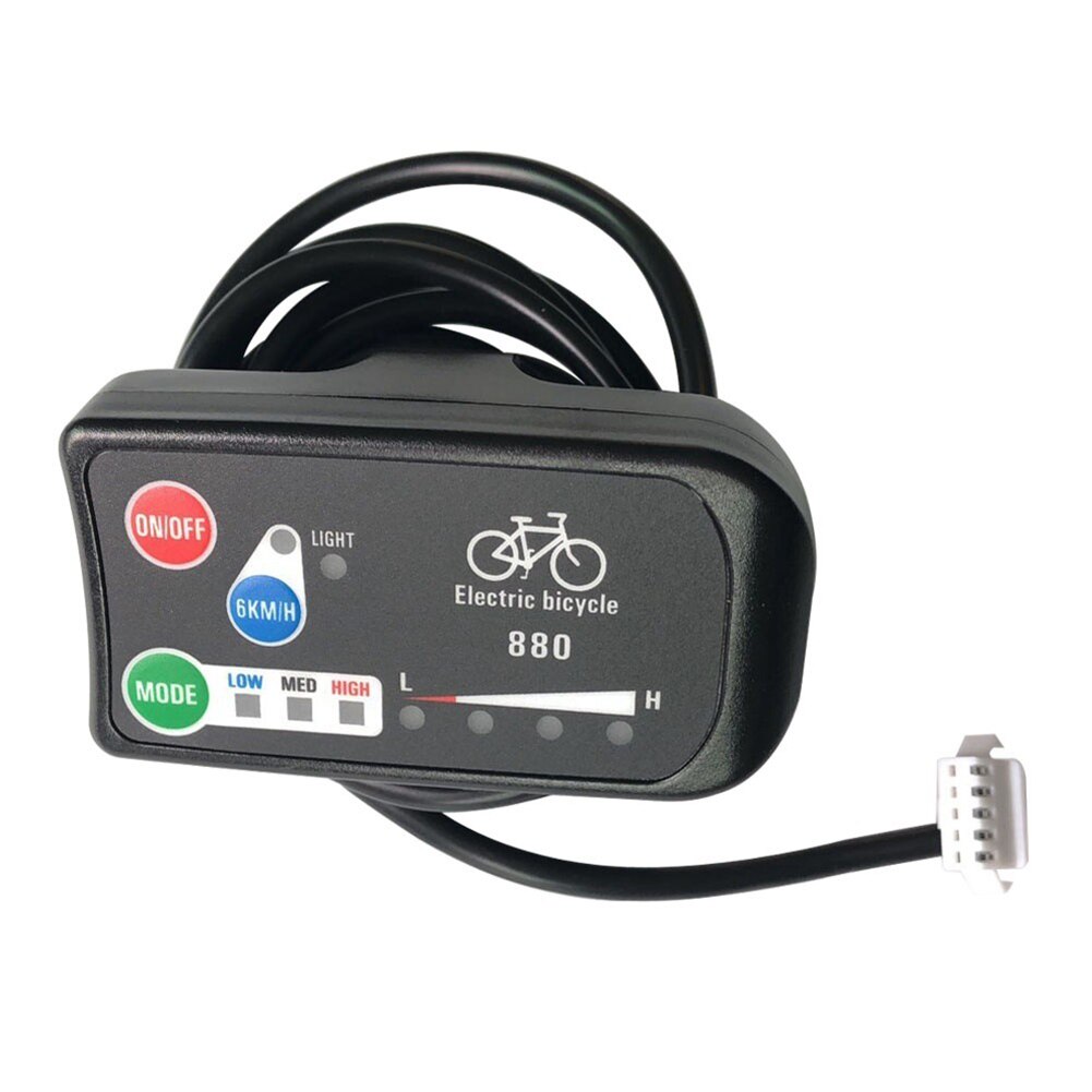 Plastic KT-LED 880 Display E-Bike Meter Universele E-Bike Fiets Waterdichte