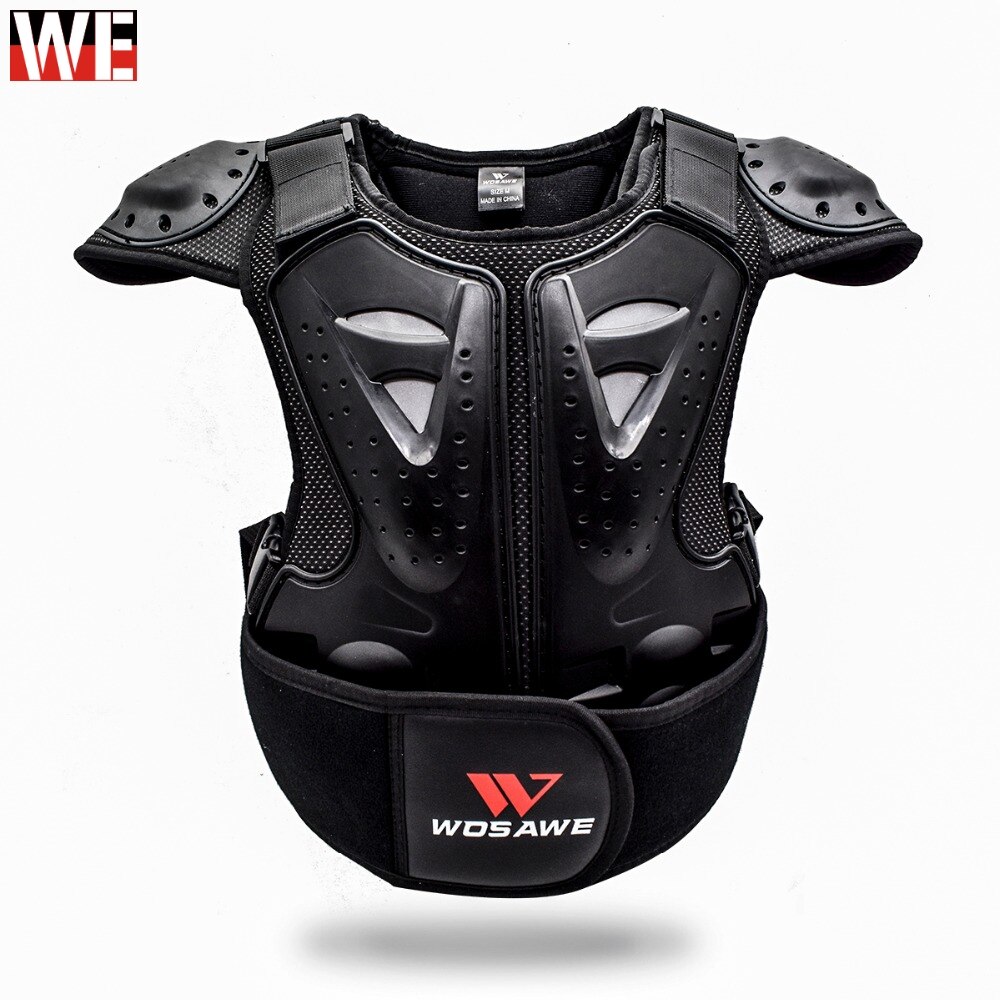 WOSAWE niños motocicleta Amour Protector de pecho espalda Spine soporte niños Body Protect Gear para Motocross Scooter Snowboard