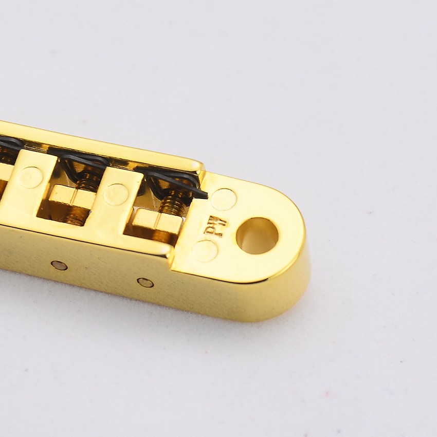 1 Set Zwart/Gold Tune-O-Matic Elektrische Gitaar Brug En Staartstuk Voor Lp Sg 6 String gitaren Elektrische Gitaren